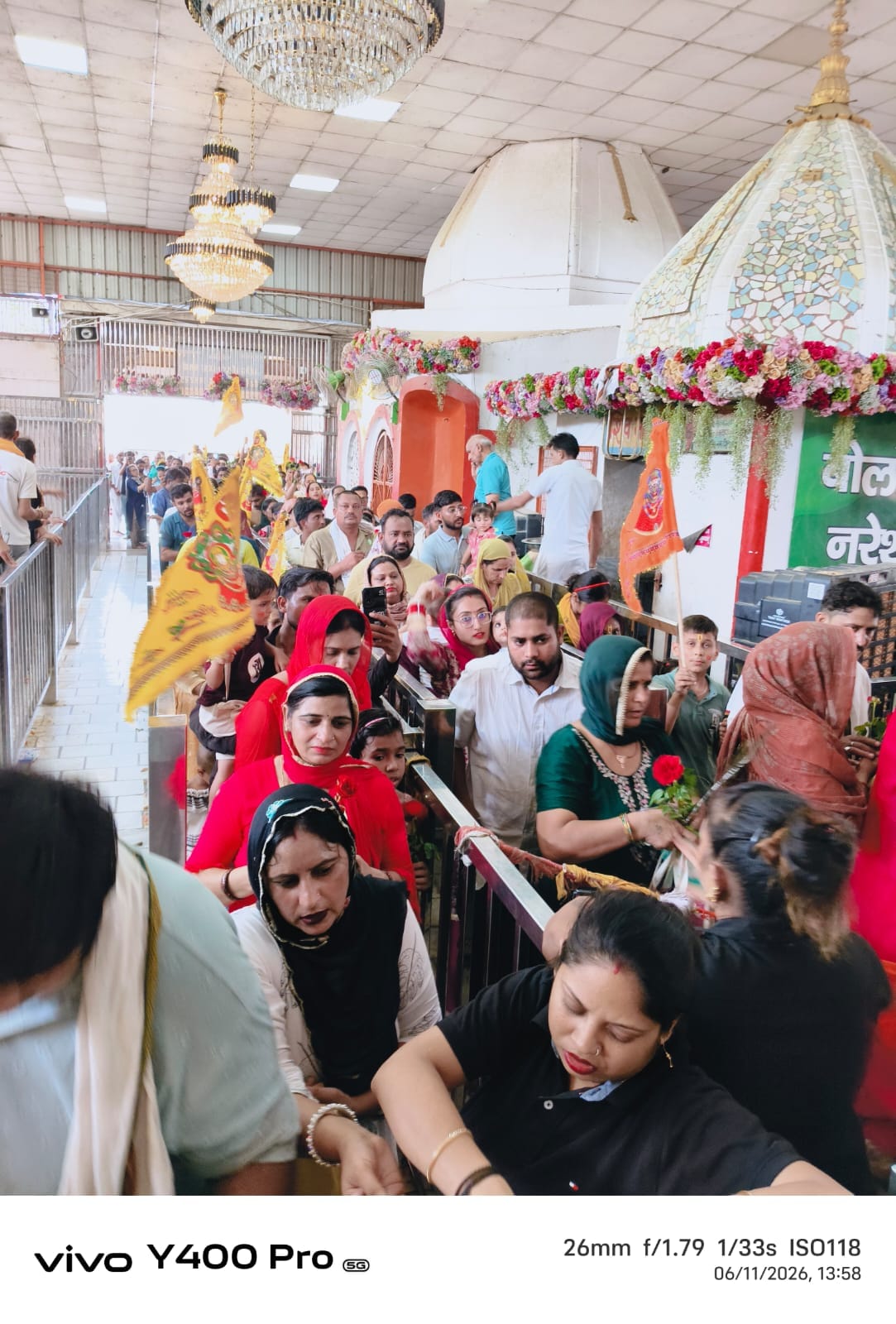 Devotees thronged to catch a glimpse of Shyam Baba on Parma Ekadashi.