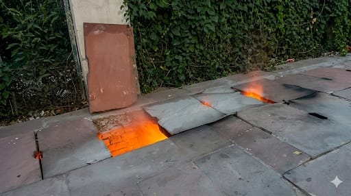 Cable burnt due to fire, power supply to LDA and Taj Hotel disrupted