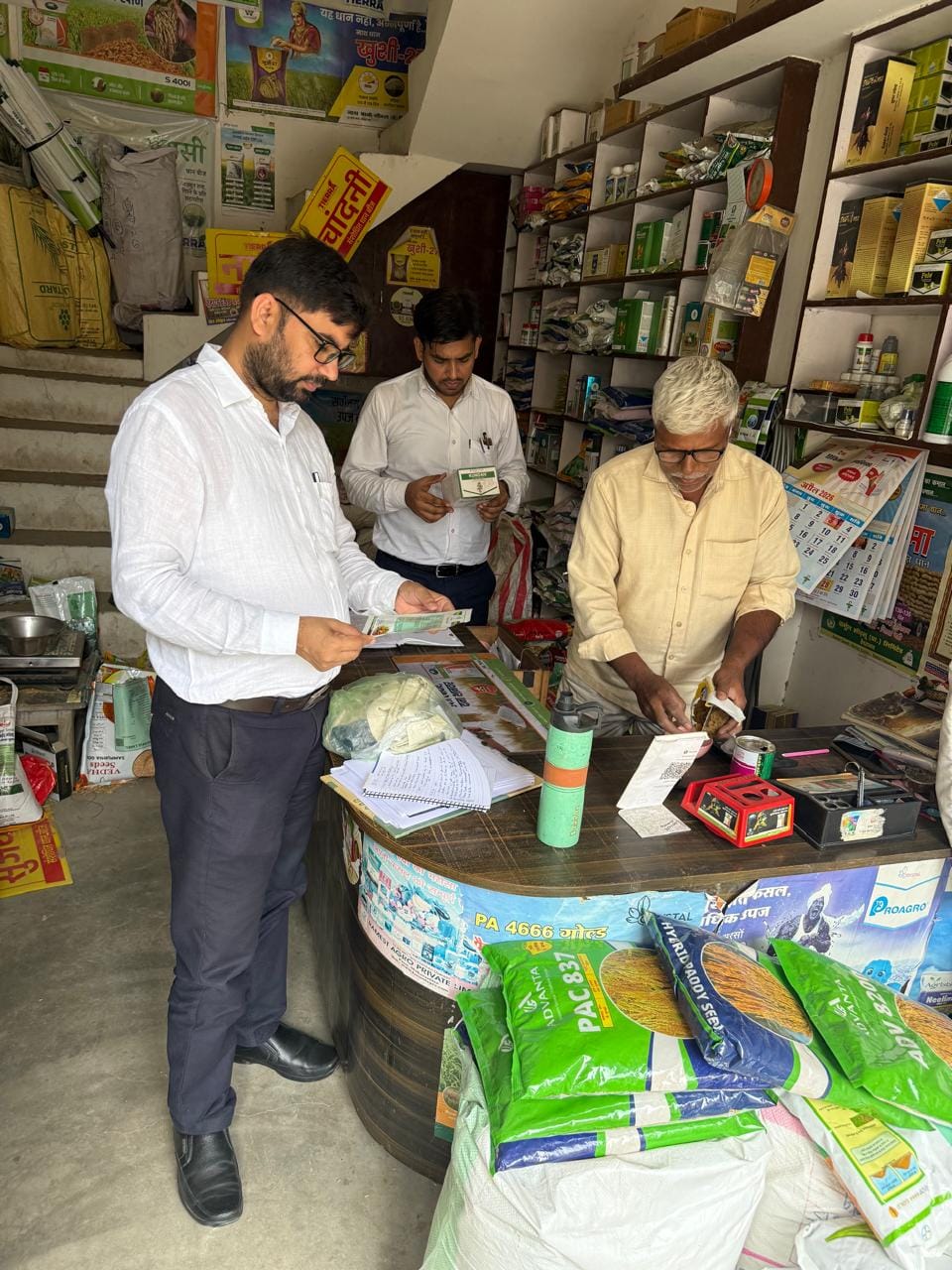 16 seed samples collected during raids; one license suspended.