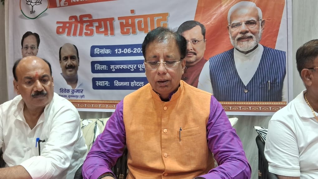 bjp mp says pm modi perioud is golden era rjd mla tejasvi yadav have no idea Muzaffarpur Bihar