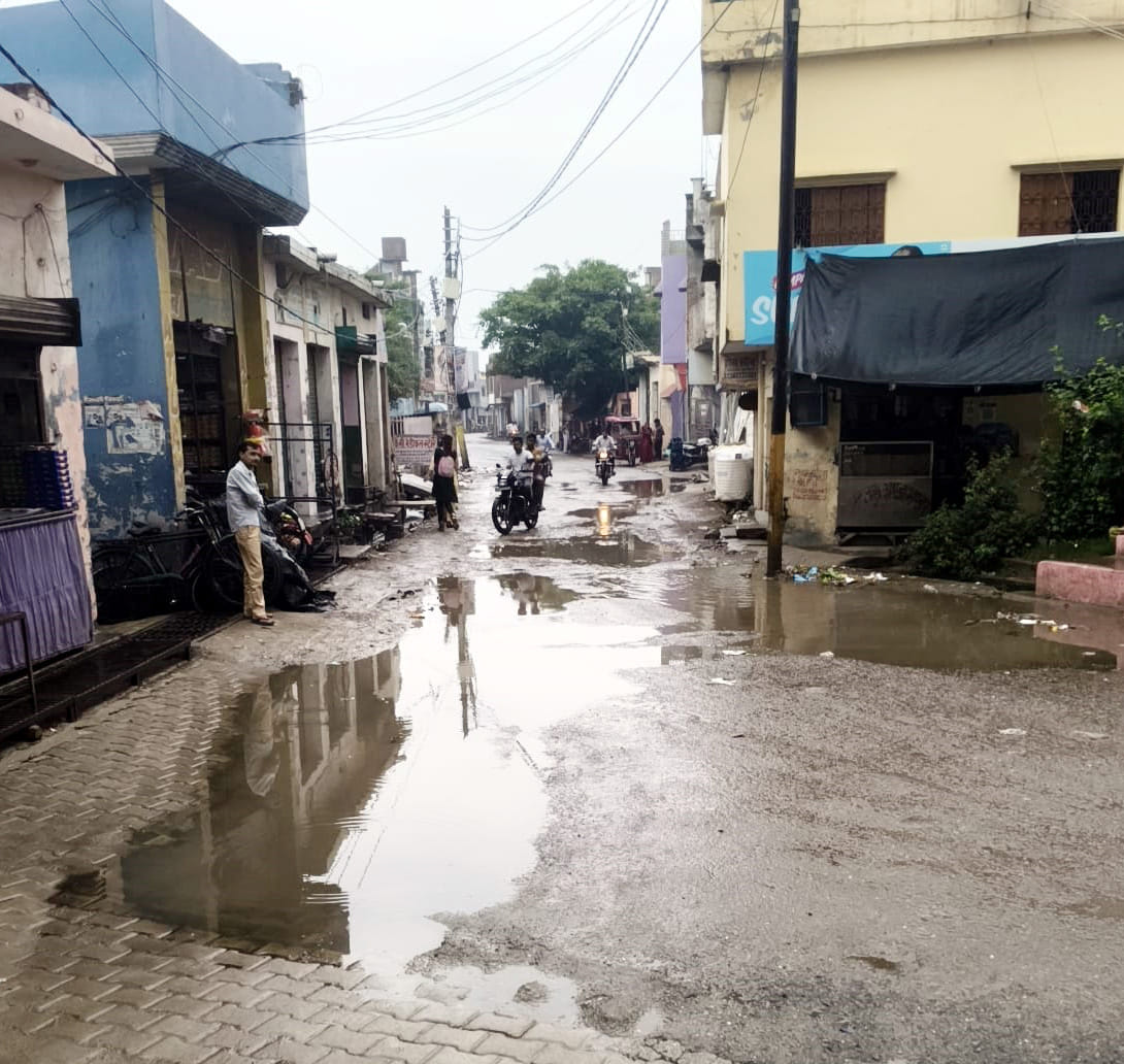 Storm and rain wreak havoc; street light poles uprooted and roofs collapse in some areas.