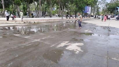Relief from rain and cold winds; mercury drops by up to 10 degrees.