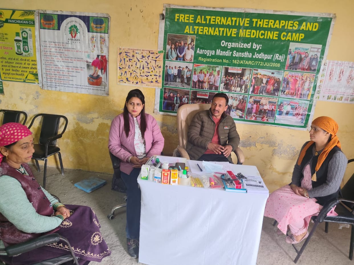 free acupressure camp begins in Chaanju-Chaupal