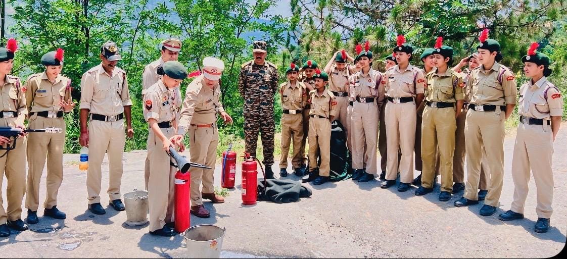 Cadets were taught the nuances of disaster management
