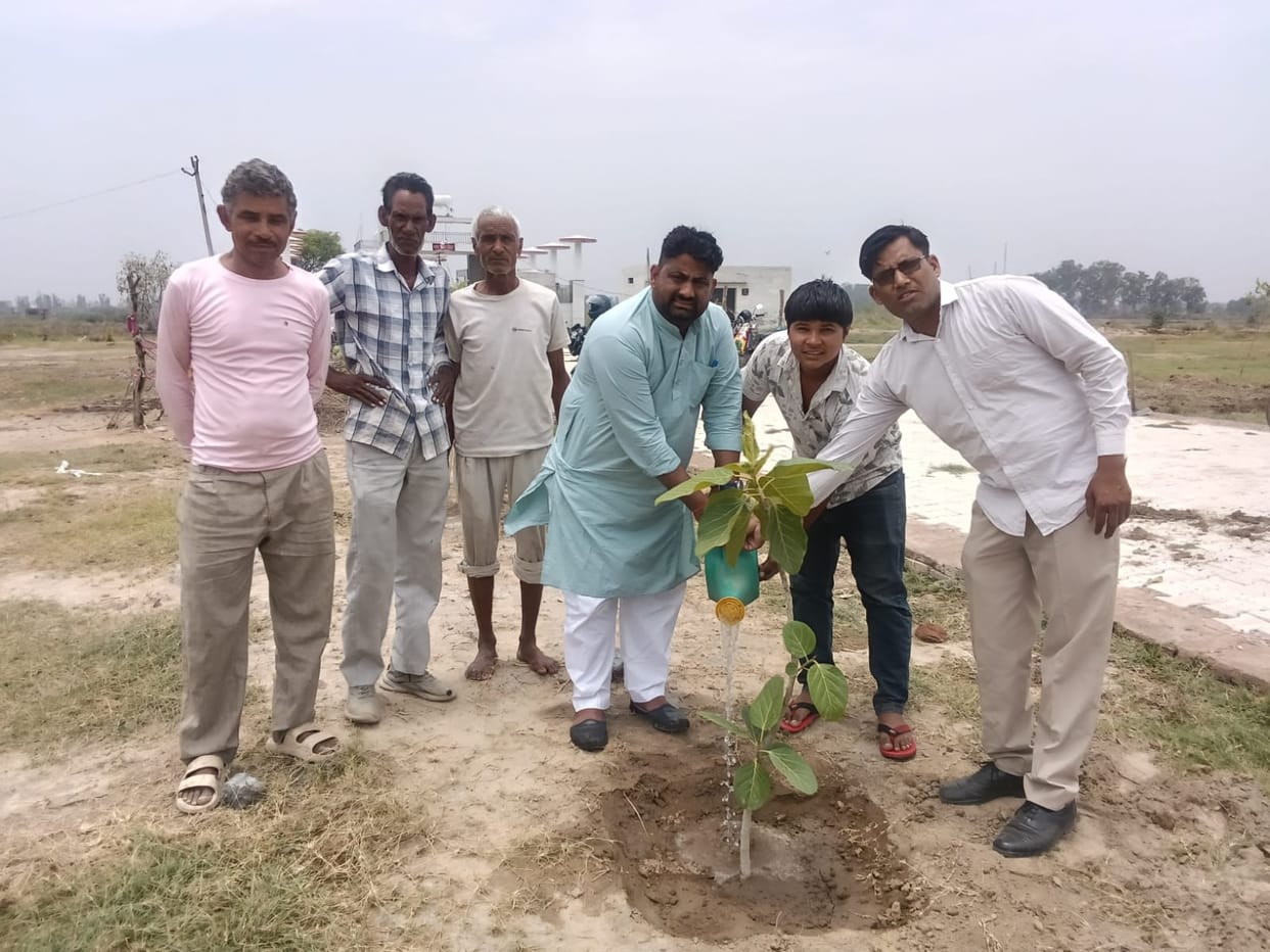 Pledge to protect the environment by planting trees