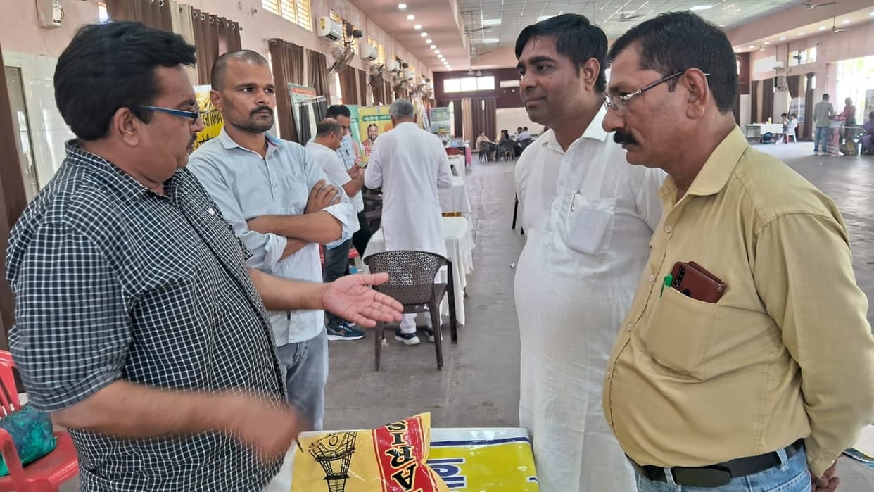 Information was given about the schemes of the Central Government by organizing an exhibition.