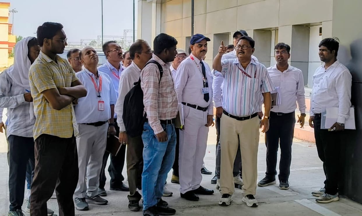 The Chief Administrative Officer inspected the quality of construction works.