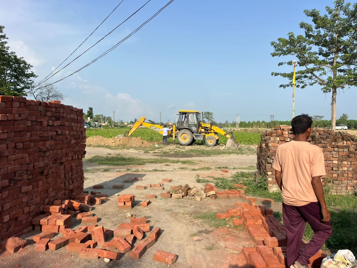 Due to protests, the construction of SC Chaupal was stopped