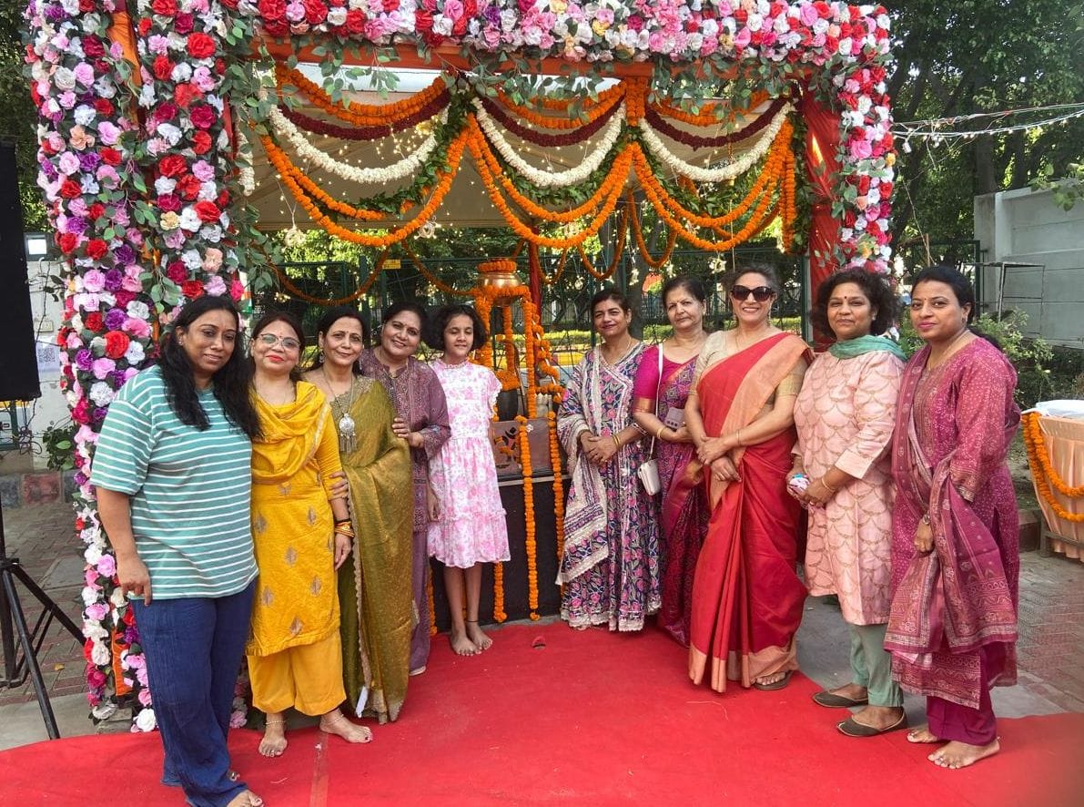 Sundarkand recitation performed on the second anniversary of the Pran-Pratishtha (consecration) of Lord Hanuman.
