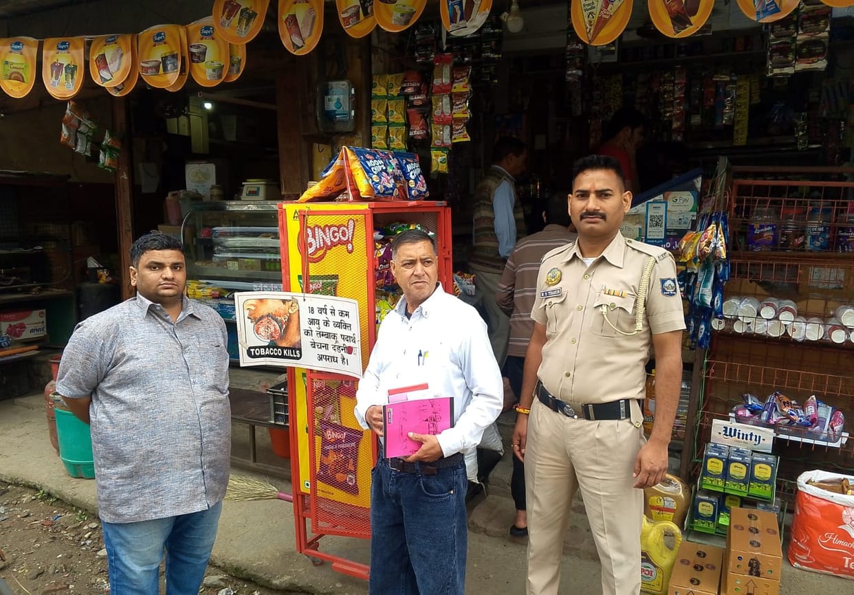 Raids conducted on 40 shops near educational institutions.