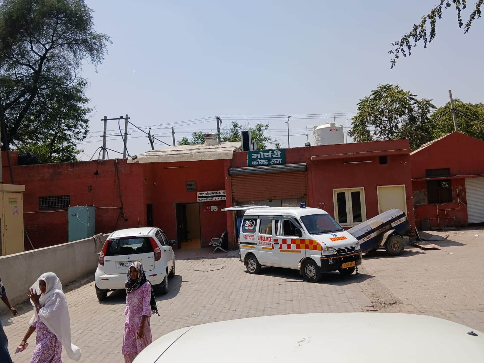 नागरिक अस्पताल स्थित शव गृह।