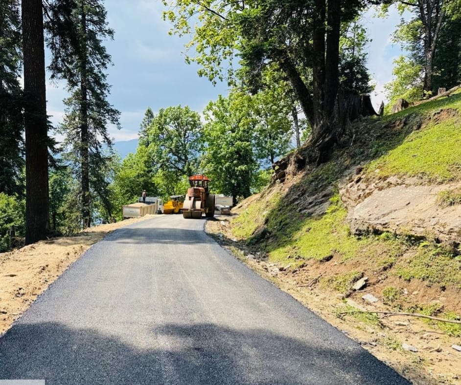 Chanshal Road is being repaired under PMGSY