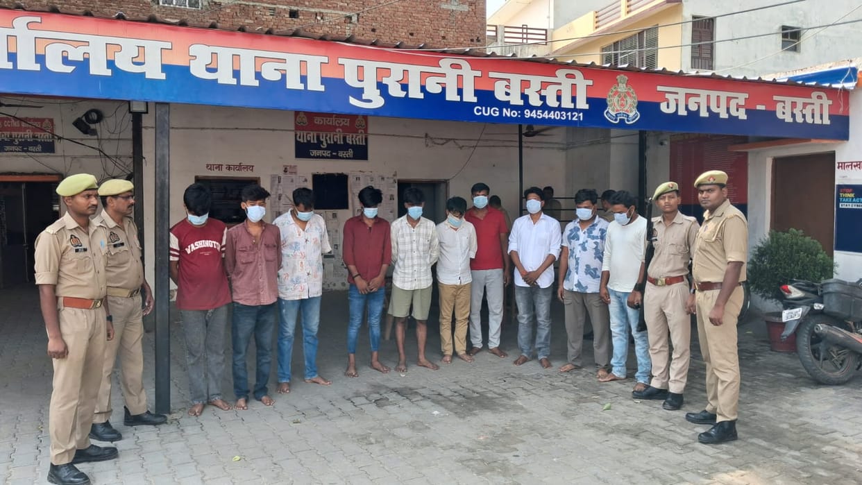 Prostitution under the guise of a spa center; women from Delhi, Banaras, and Lucknow apprehended.