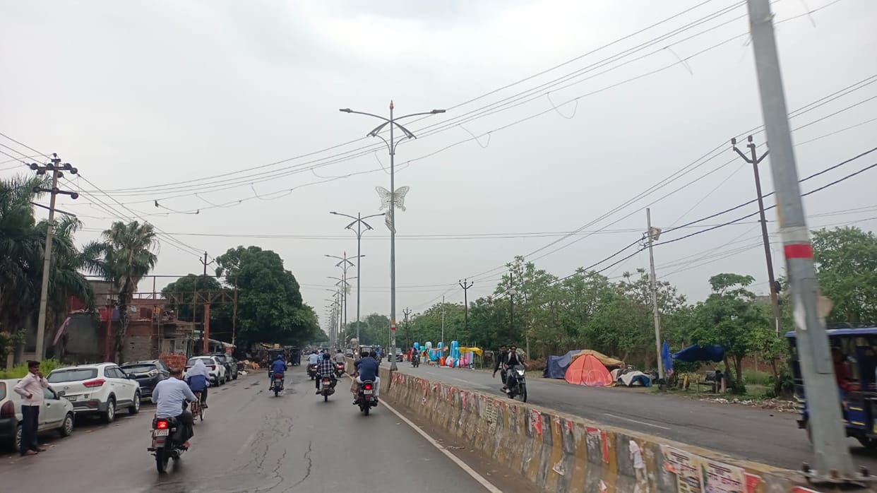 18 mm of heavy rainfall banished the heat, and the weather remained pleasant throughout the day.