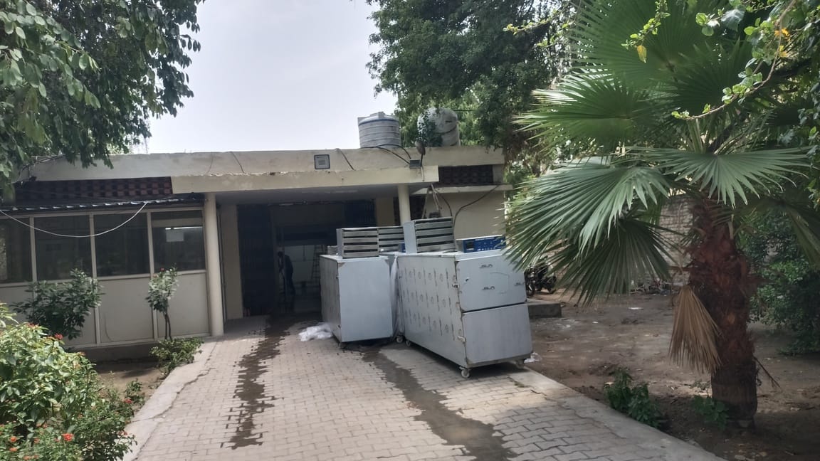Eight deep-freezers at the mortuary broke down simultaneously; three were procured from Samalkha Hospital.