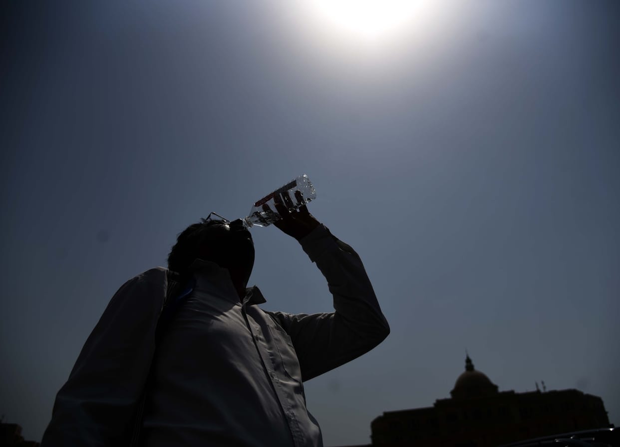 Relief from the heat; temperatures set to rise again.