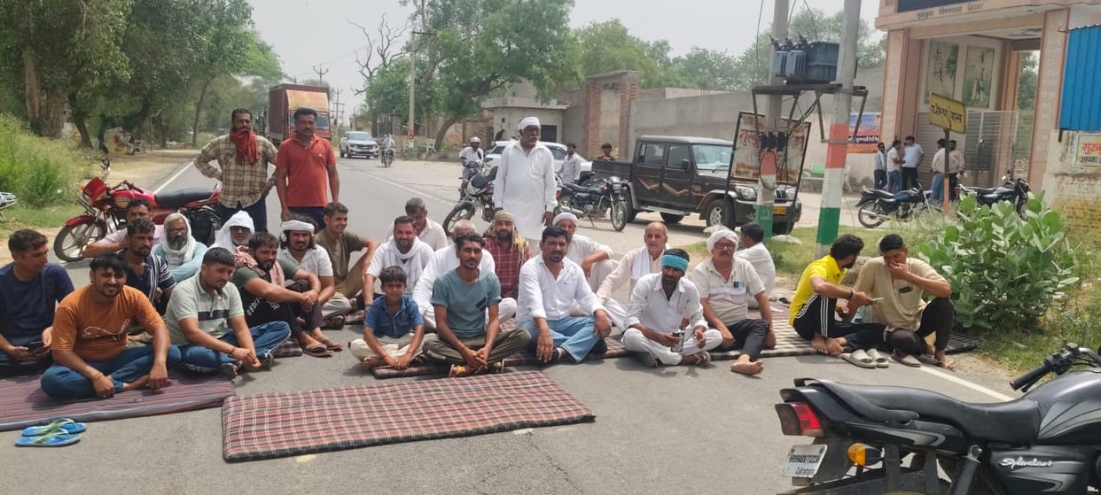 Power supply restored after a two-hour road blockade.