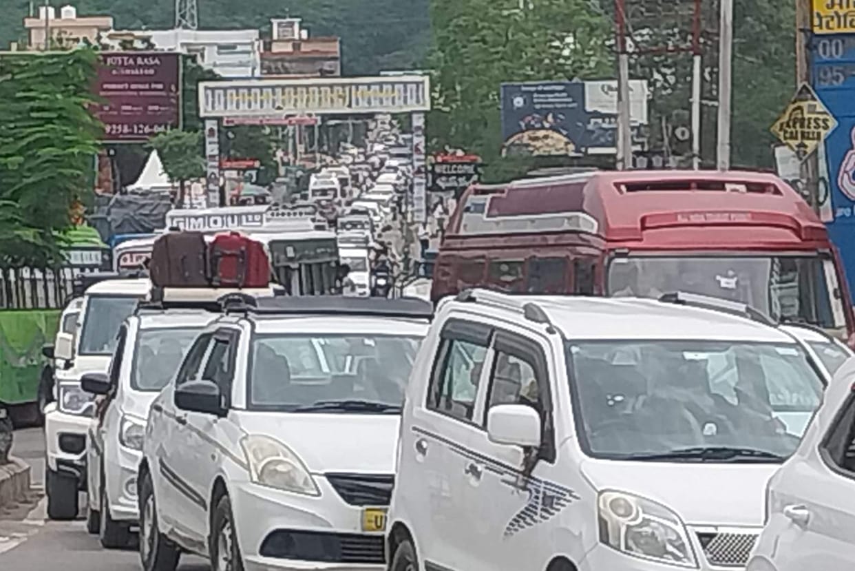 It took two hours to cover the 17 km journey
