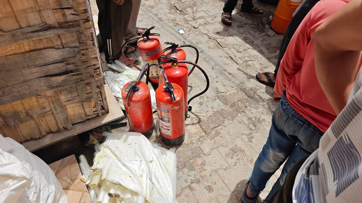 Even 17 years after becoming a sub-division, a fire station could not be built in Beri.