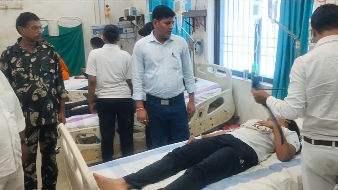 अस्पताल में भर्ती महिला सिपाही
