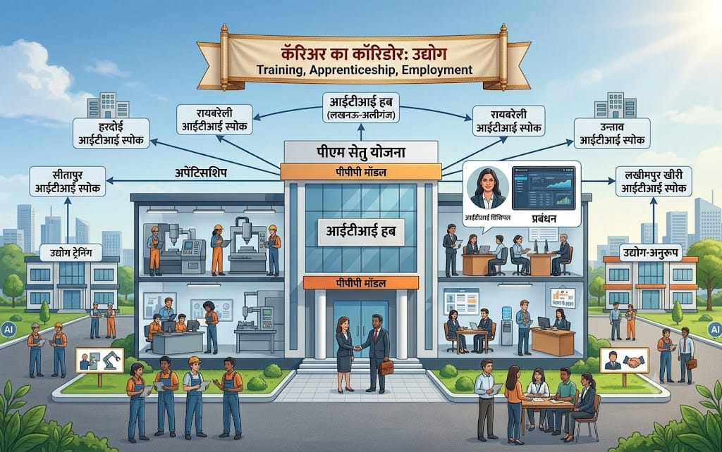 Avenues for employment will open right within the ITI campus; youth will connect directly with industries.