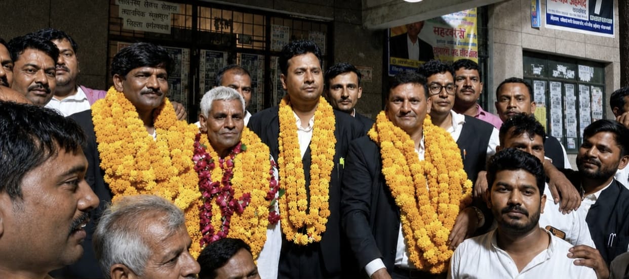 Vijay Bahadur Yadav became President, and Ravindra Pratap Singh became General Secretary