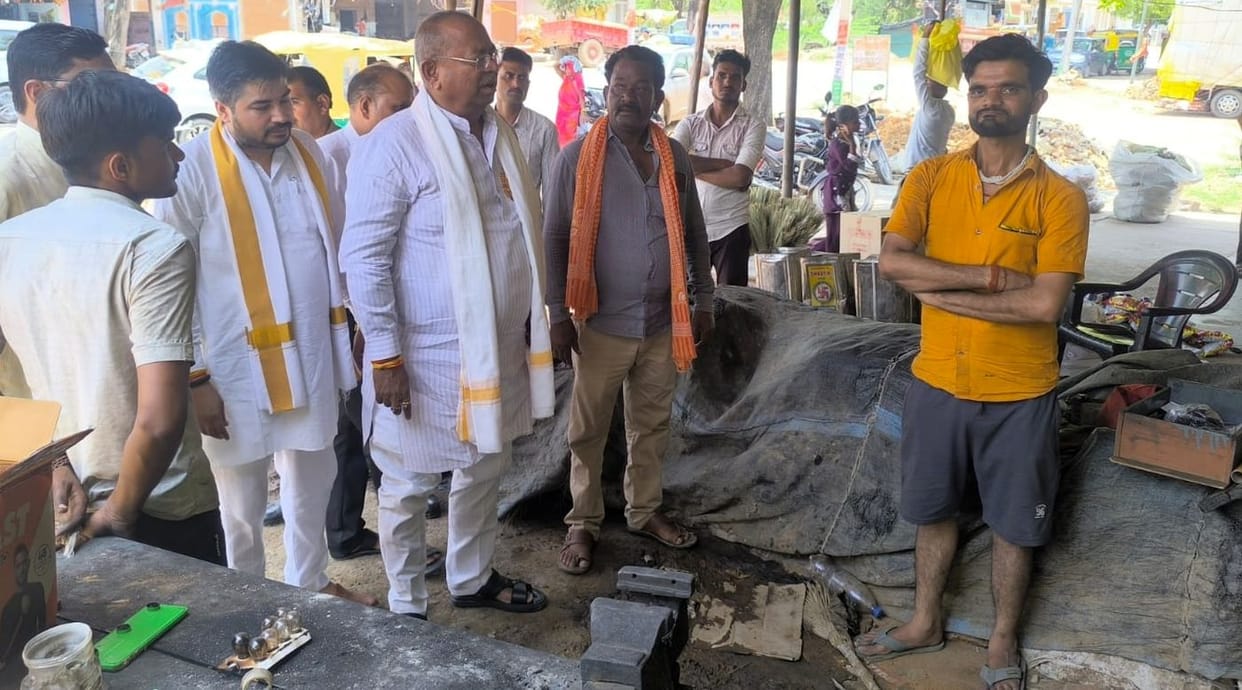 Fire breaks out at battery and inverter shop; losses worth lakhs.