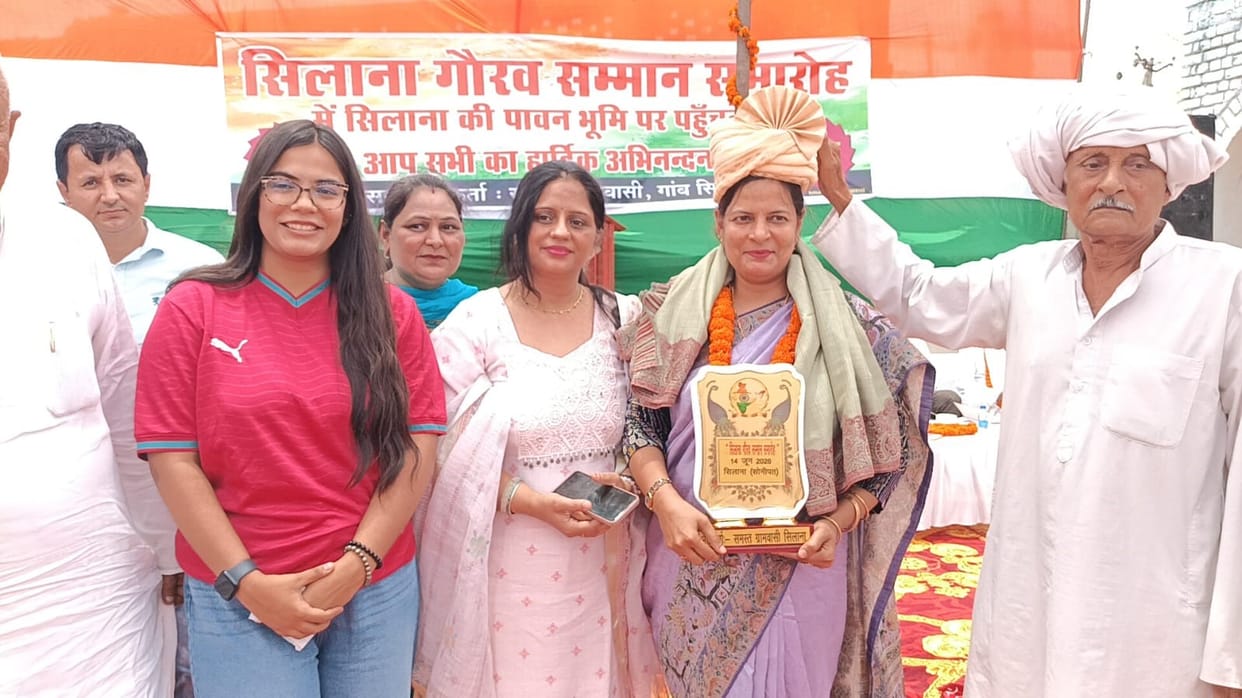 Talented individuals honored during a ceremony in Silana.