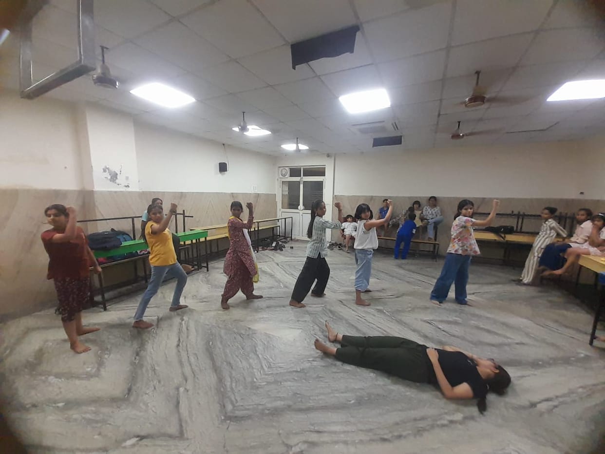 Children practiced Haryanvi, Punjabi and Western dance.