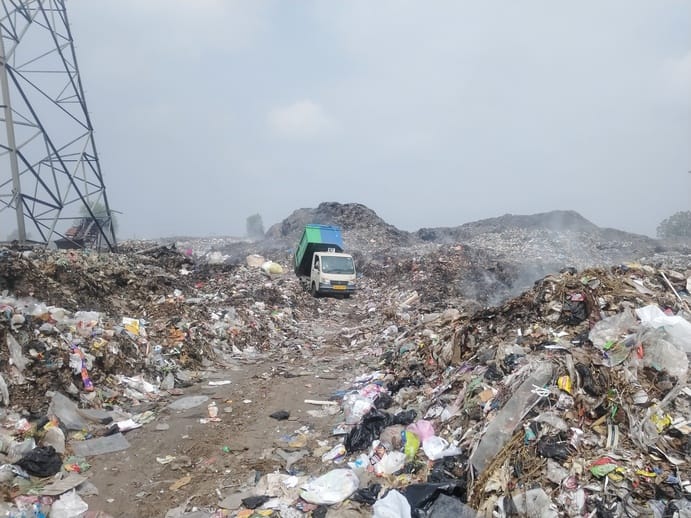 Waste disposal plant in Bhuna mired in controversy; drone survey of dumping sites conducted