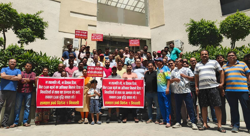 Anger erupts among families upset over the hike in maintenance charges.