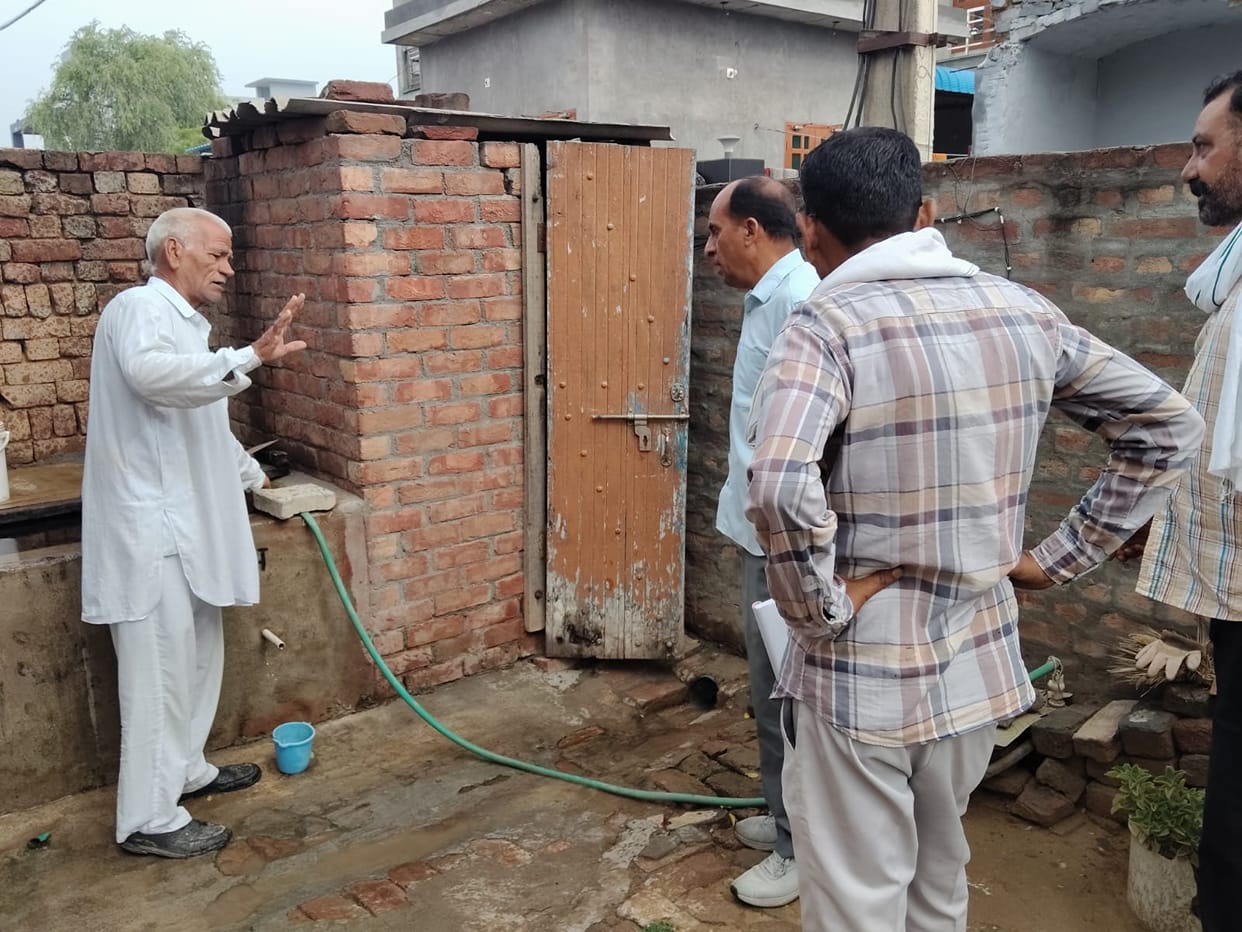 Action taken against illegal water connections in Daulatpur; notices issued to 52 people