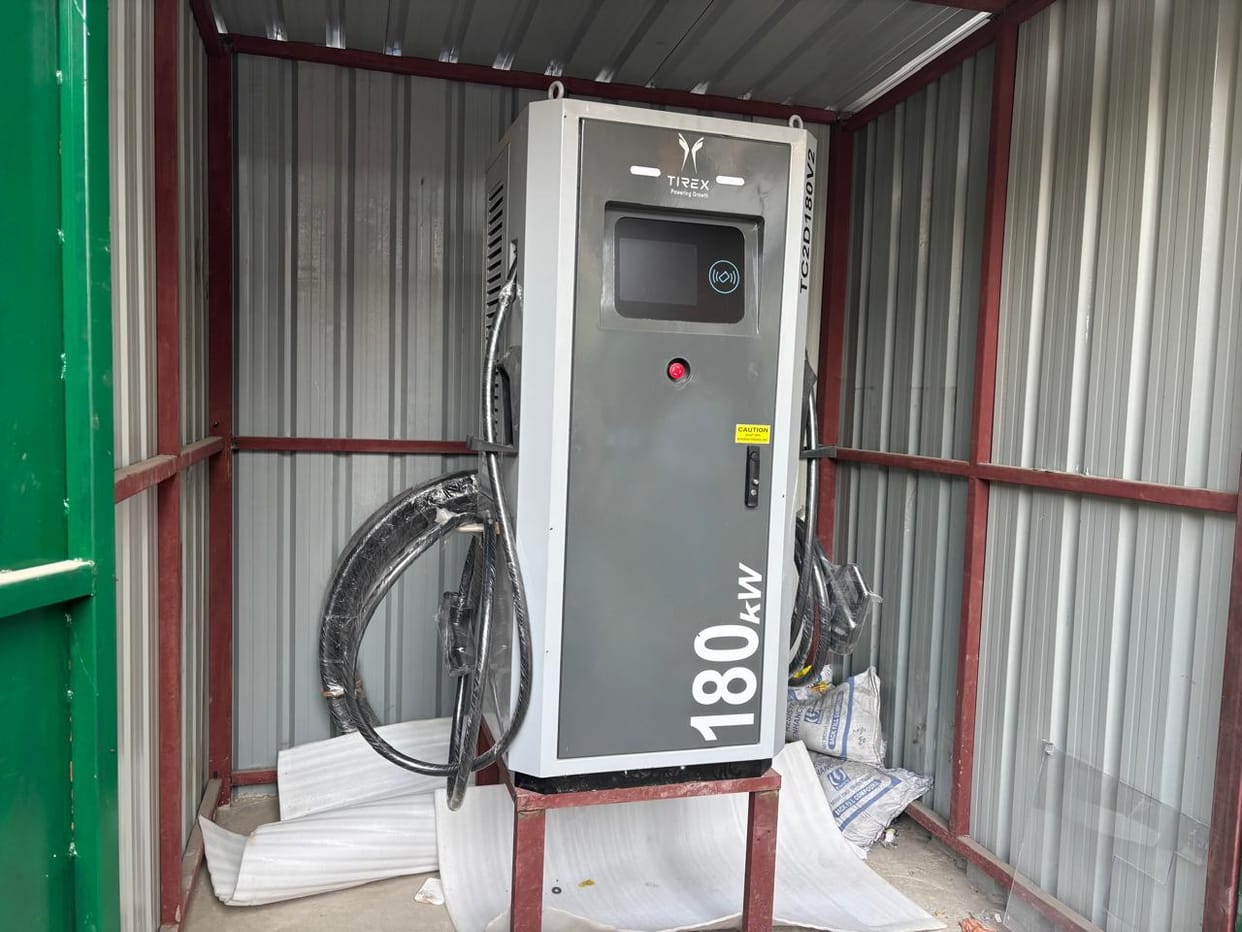 Charging station ready at Ghumarwin bus stand; public transport to get a new boost.