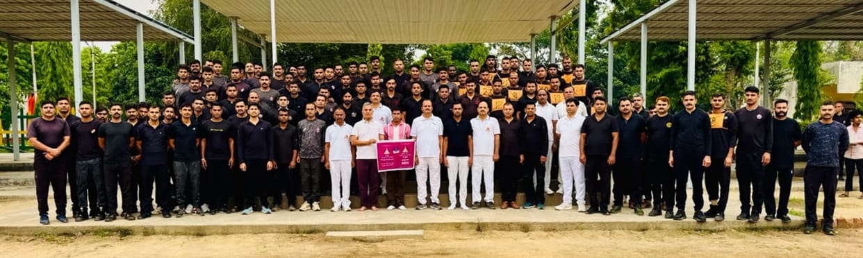 Commandos and officers practiced yoga and meditation.