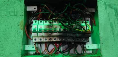 Due to a power fault caused by a storm in Likhwa village, Jhunjhunu district