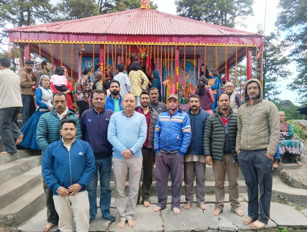 Crowd of devotees thronged the Kot Kali Mata Temple