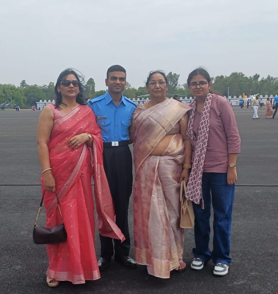 Rishabh from Hemantpur becomes a Flying Officer in the Indian Air Force.