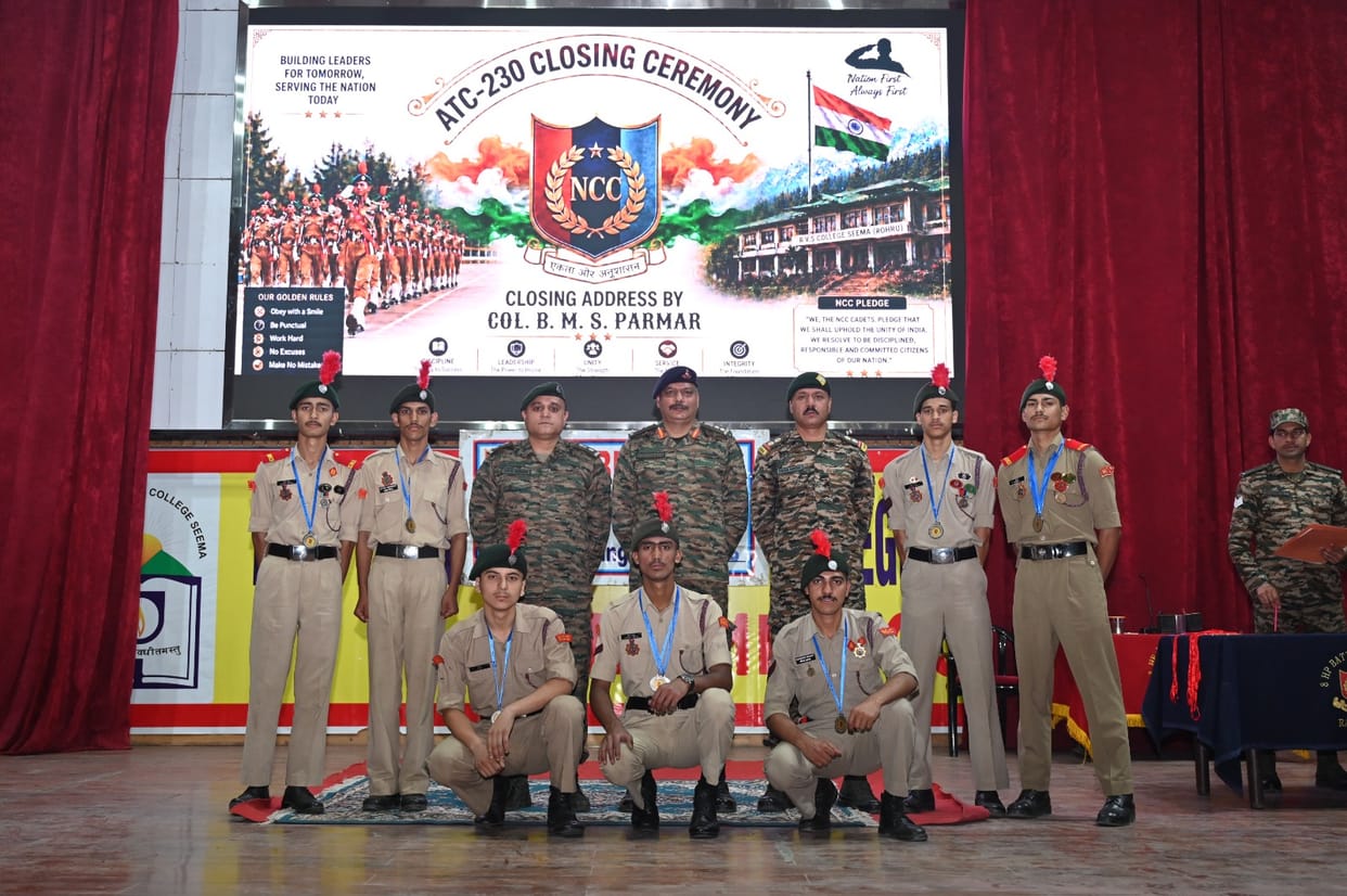 NCC ATC-230 camp concludes in Rohru; Seema College declared the best