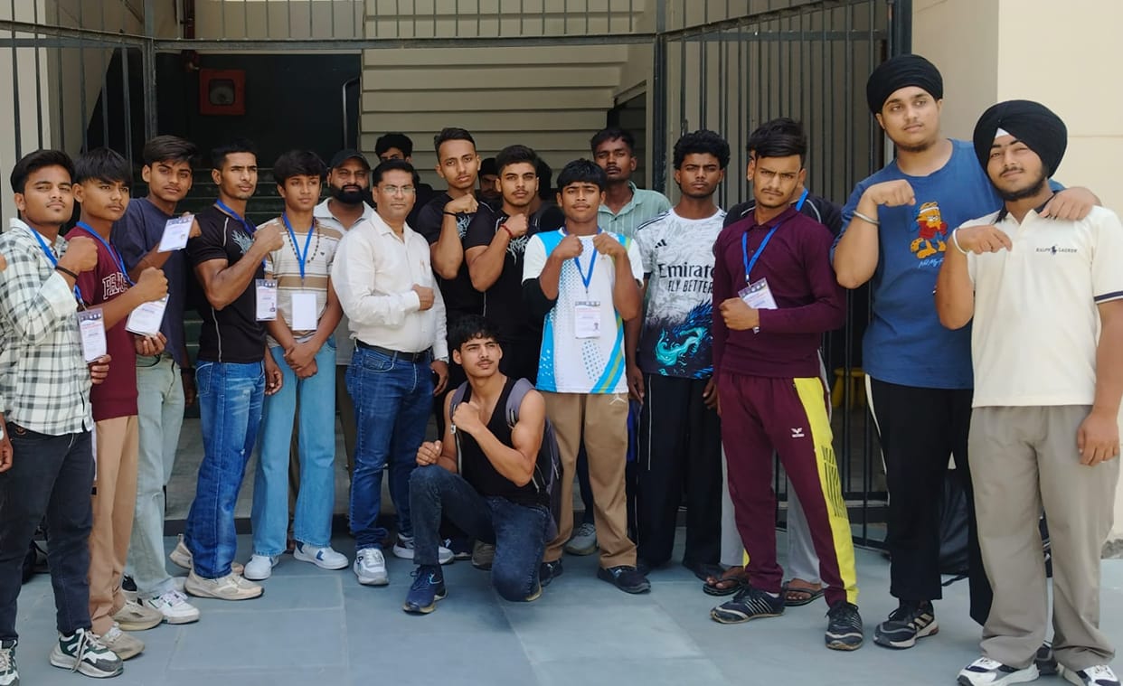 18 players from Shahjahanpur to showcase their strength at the Uttar Pradesh State Arm Wrestling Championship.