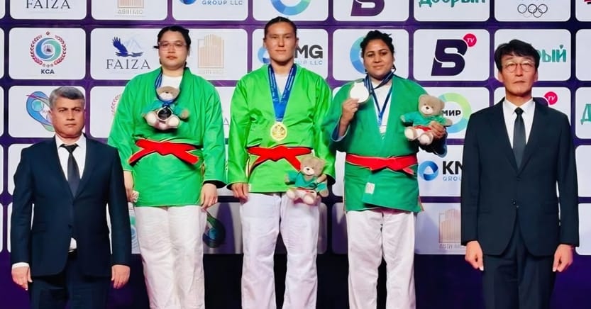 Anjali Chauhan won a bronze medal at the Asian Kurash Championship