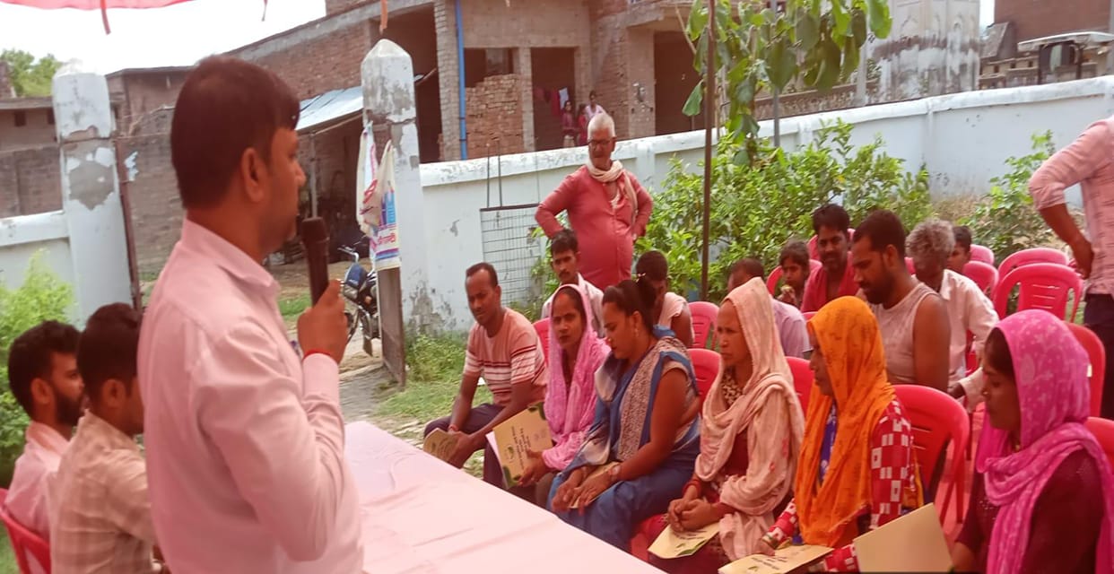 Farmers were given a message about healthy soil and scientific farming.