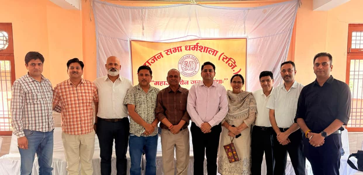 Varun Gupta handed the reins of Mahajan Sabha Dharamshala.