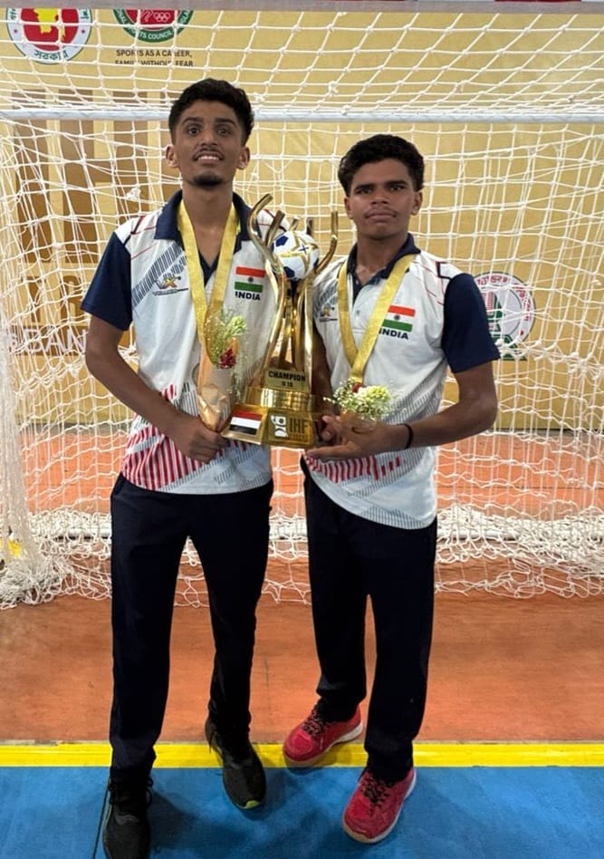 Indian handball team became champion in Bangladesh, Sameer and Ayush increased the honor