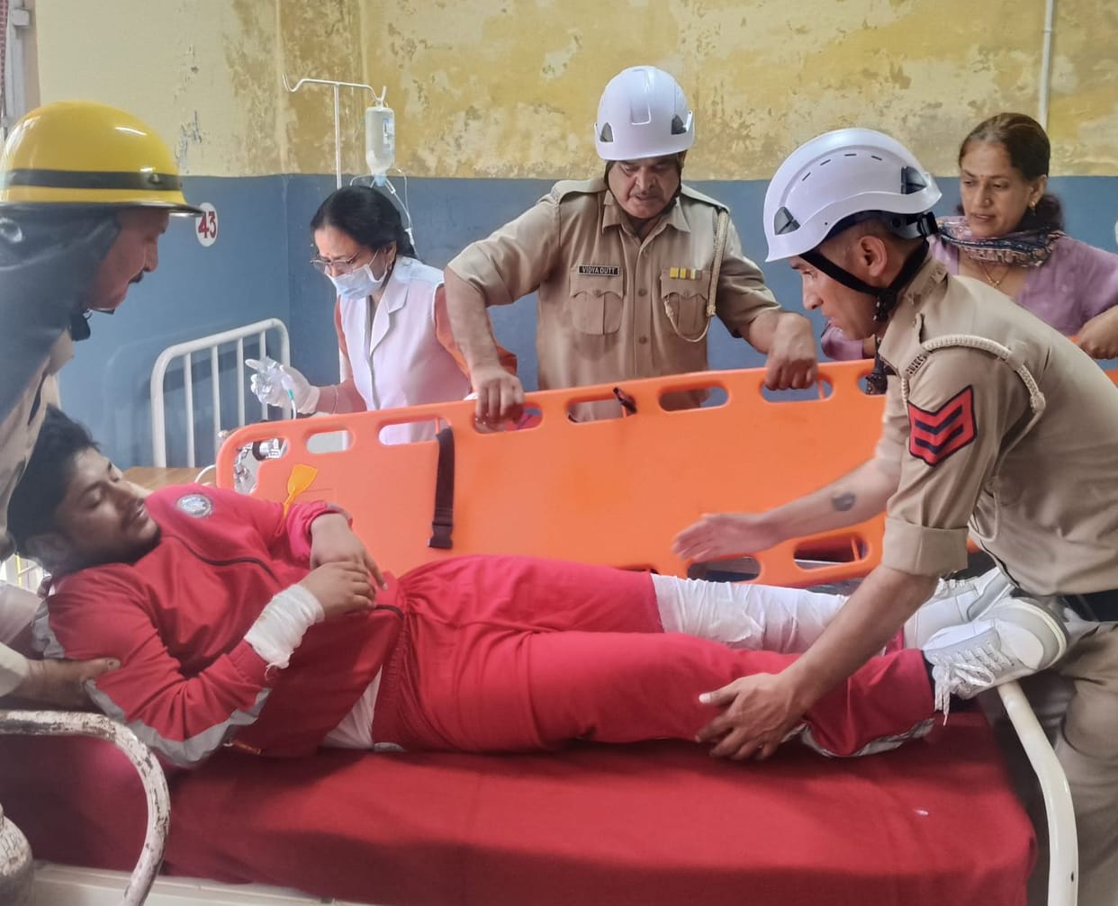 Disaster response drill conducted in Ani.