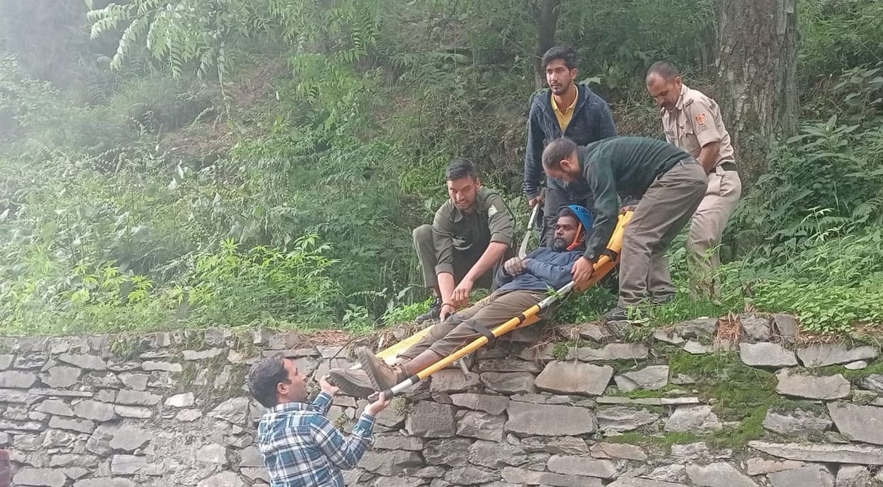 Conducted a drill to tackle situations like forest fires and cloudbursts.