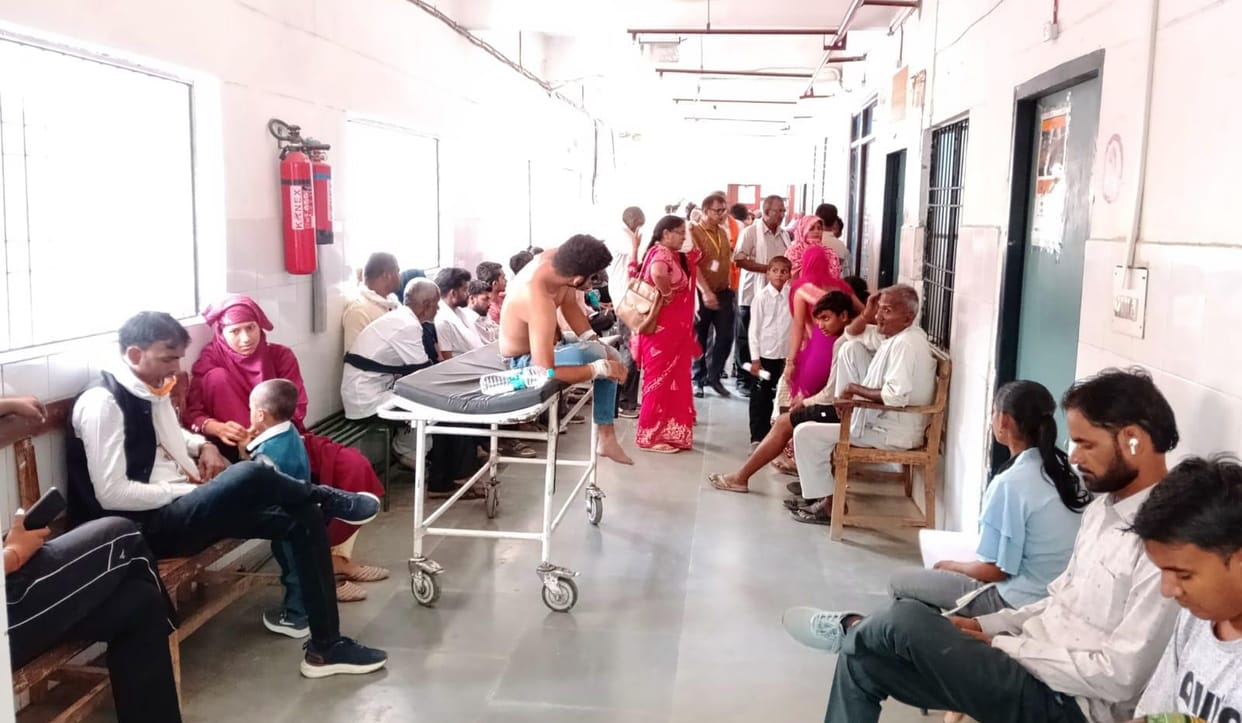 For the first time in two months, the number of patients in OPD crossed 700.