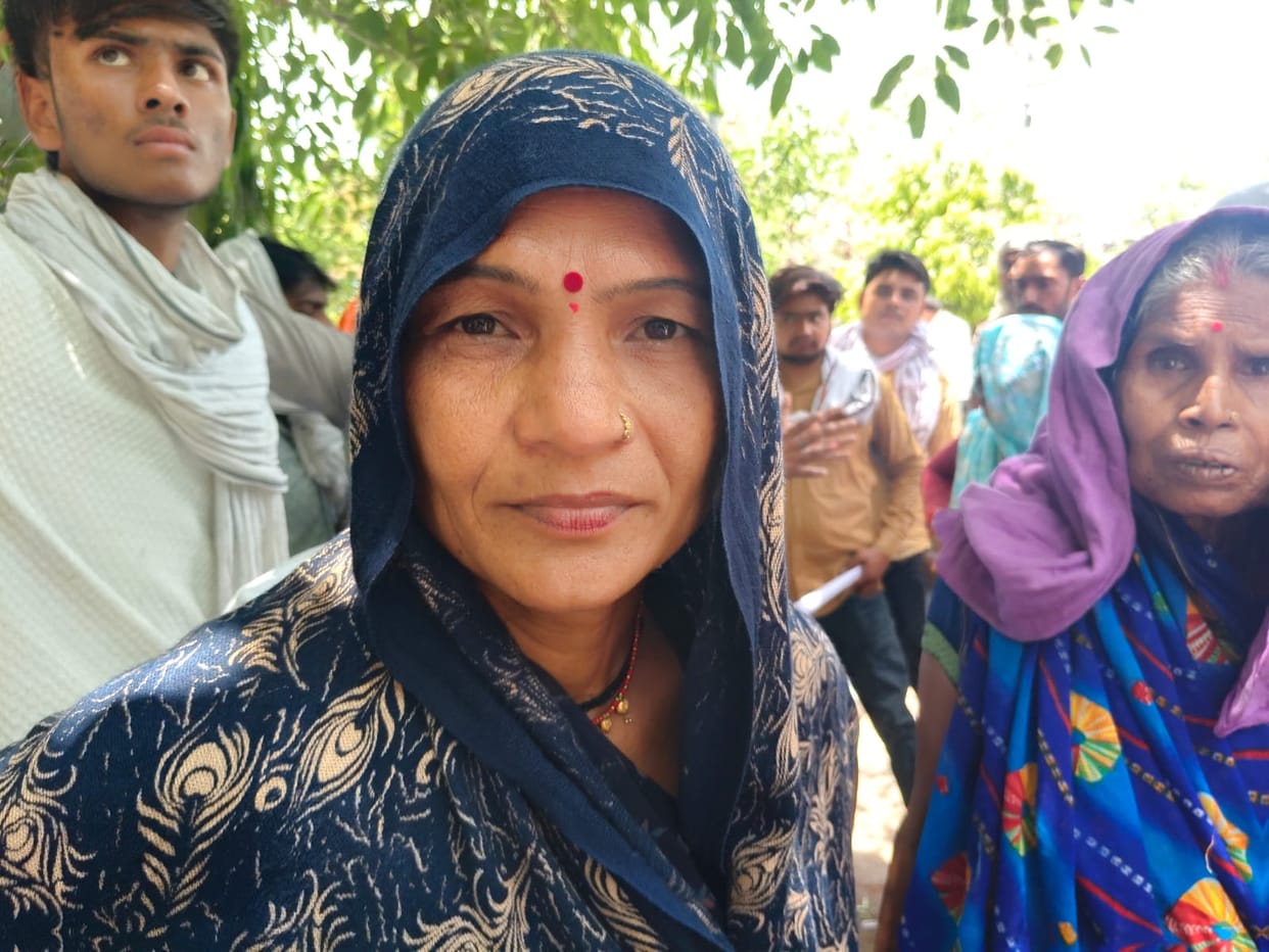 Villagers have been hauling water for 18 days; throats parched in the heat.