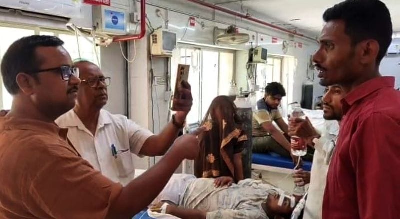 Uproar at district hospital over prescription of medicines from outside sources; medicines returned.