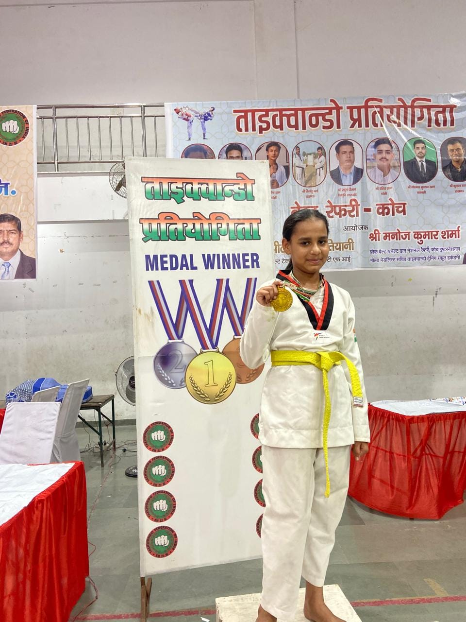 Taekwondo: Aditi wins gold at National Championship