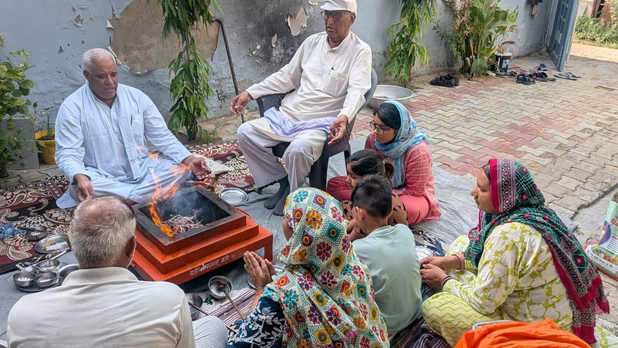 Vedic Yajna organized on Somvati Amavasya.
